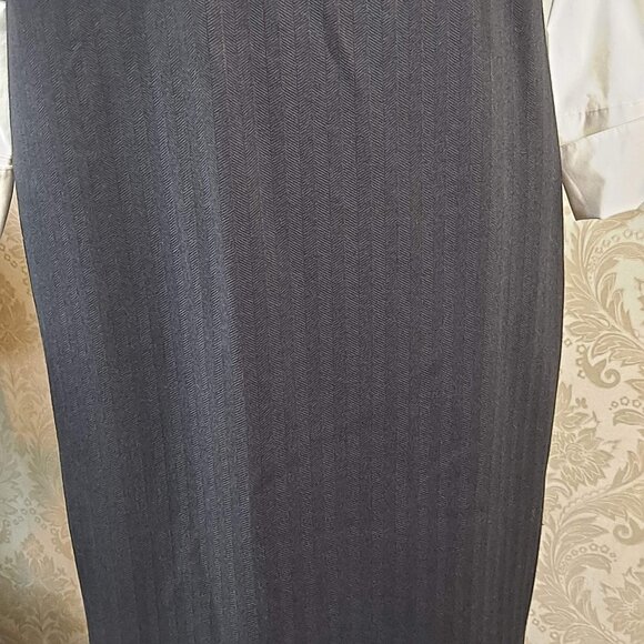 Colleen Lopez Size Large Black and White Dress with Faux Wrap and Sleeves EUC - Picture 5 of 15